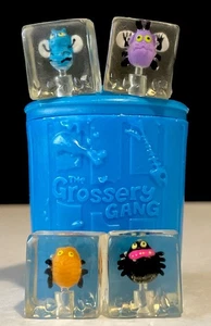 Grossery Gang Infested Ice Cubes & LG Blue Trash Can Moose Toys Lot Of 5 - Picture 1 of 13