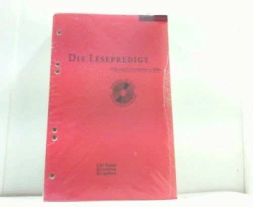 Die Lesepredigt. Ordnung der Predigttexte. 2. Reihe. Mit CD-Rom mit vollständige - Bild 1 von 1