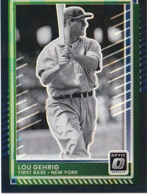 LOU GEHRIG ЧЕРНЫЙ PANDORA OPTIC DONRUSS MLB 2025 - Изображение 1 из 2