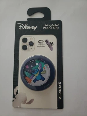 Disney -Stitch With Snowball - Pop Grip Phone Grip/Stand By Spinpop - Magsafe  - Image 1 of 4