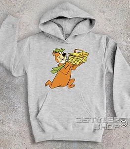 Child Sweatshirt YOGHI Bear - Bubu's Friend RANGER SMITH JELLYSTONE Cartoons - Picture 1 of 3