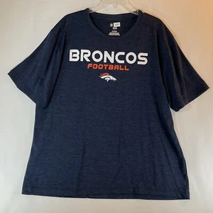 Camisa de los Denver Broncos para hombre XL azul TX3 ropa genial equipo fútbol americano NFL - Imagen 1 de 8