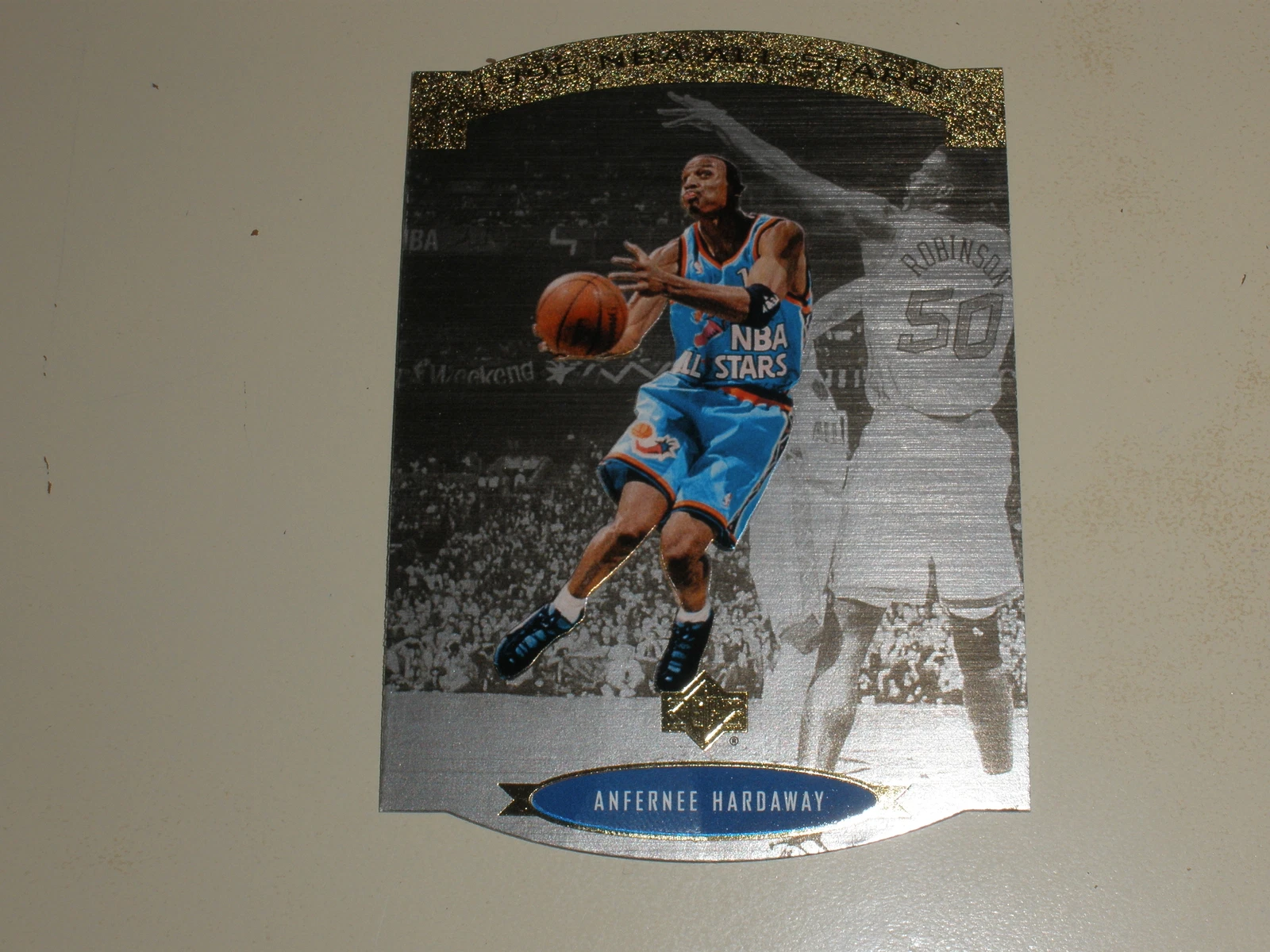 1995-96 Upper Deck SP All Stars Gold Die Cut #AS1 Anfernee Hardaway