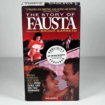 The Story Of Fausta Promotional Screener VHS Subtitled - Image 1 of 4
