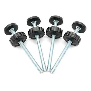 4 Pack 8MM Baby Gate Threaded Spindle Rod, Hardware Parts Kit for Pet & Dog Pres - Picture 1 of 5