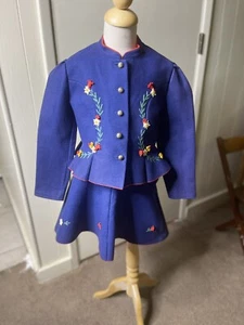 WEINER WERKSTATTE Girls DRESS German Size 65 (5/6yrs)vintage original pristine - Picture 1 of 12