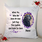 Personalised 18" Cushion - In Memory Of - Dog Name & Photo - Design 6