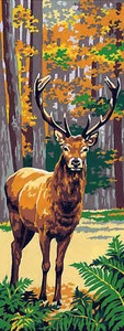 Seg De Paris Needlepoint canvas for halfstitch without yarn Can.The Deer SE95... - Picture 1 of 1
