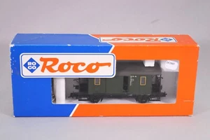 DC060 ROCO 44808 Train Ho 1/87 Fourgon à bagages à plateforme 09134 - Imagen 1 de 10