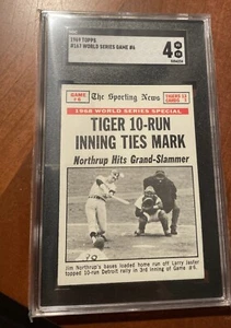 1969 Topps World Series Game 6 #167 SGC 4 - Picture 1 of 1