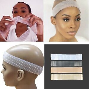 Non-slip Women Silicone Wig Grip Band Adjustable Sports Headband Hair Scarf