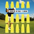 15pcs Simulator Plastic Woman Training Golf Ball Nail Professional Golf Mat Tees