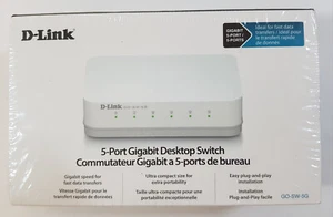 D-Link 5-Port Gigabit Desktop Switch (GO-SW-5E) Network Device - Picture 1 of 6