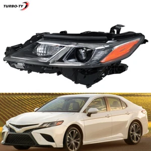 Driver Left Side Headlight For 2018-2021 22 Toyota Camry Housing Black LED Lamp - Bild 1 von 13