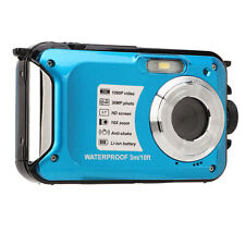 Waterproof Digital Camera 1080P 30MP 16X 10FT Underwater Camera For Snorkeli