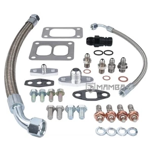 MAMBA S300/S400/HX35 Turbo Installation Kit For 07-18 Ram 6.7L Cummins Diesel TW - Picture 1 of 6