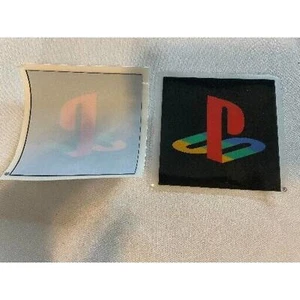 Lot Of 20 Reverse OEM Playstation Decal Vintage 3 3/8” Sq Ps1 Era - Picture 1 of 2