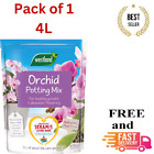 Westland Orchid Potting Compost Mix and Enriched with Seramis, 4L Pack of 1 & 2