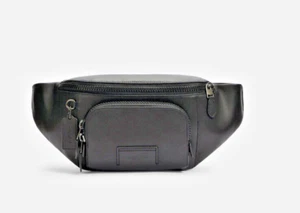 Bolso Cinturón Coach Track Paquete de Cadera Paquete de Cintura Cuero Liso - Negro - C2716 - Imagen 1 de 8
