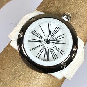 Glam Rock Women GK1003 Miami Beach White Dial Date Rubber Quartz Watch 7 1/4" - Picture 1 of 13