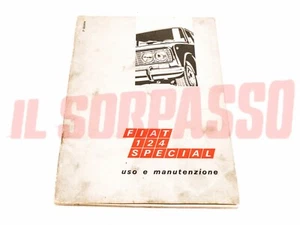 LIBRETTO USO E MANUTENZIONE FIAT 124 SPECIAL ORIGINALE 3 EDIZIONE - Foto 1 di 1