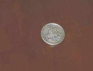 Vintage Button S.Georgivs Eqvitvm Patronvs Suit St.George Horse Dragon 2.1cm - Picture 1 of 5