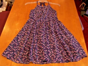 Abercrombie Kids Girls' Floral Dress W/ Racerback Styling & Smocking -Sz. 13/14 - Picture 1 of 4