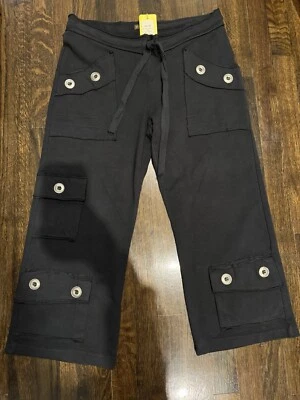 Mujeres XCVI By Wearables Pantalones Cortos Algodón Ligero Cordón Negro X Grande Foto 1 de 3