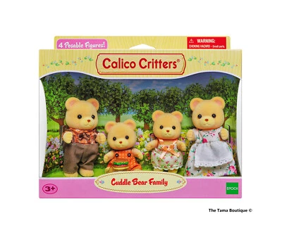 Sylvanian Families Calico Critters Cuddle Bear Family - Image 1 of 3