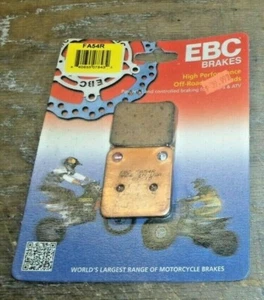 YAMAHA YFZ350 BANSHEE 3GD-W0045-01 EBC FA54R BRAKE PADS 1 QUANTITY FREE SHIPPING - Imagen 1 de 1