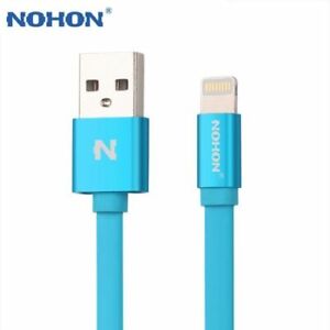 Blue Genuine USB Cable for Apple Phone 7 6S 6 5S SE XR 11 Charger Data Lead Cord