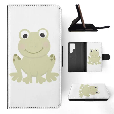 FLIP CASE FOR SAMSUNG GALAXY|WOODLAND FRIENDS FROG - Image 1 of 4