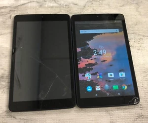 *LOT OF 2 Alcatel A30 9024W 8" Android GSM T-MOBILE LTE/Wi-Fi Tablets Blue - Picture 1 of 5