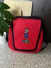 Nintendo Ds Red Carry Case With Super Mario Game Holder