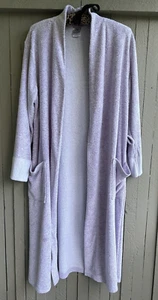 Natori Nirvana Brushed Lavender Terry Bath Robe Sz S - Picture 1 of 7