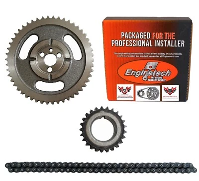 Chevy Chevrolet GMC 396 402 427 454 Enginetech Double Roller Timing Chain Set - Image 1 of 3