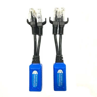 1 Pair RJ45 Splitter Combiner uPOE Cable POE Adapter Passive Power Cable - Image 1 of 4