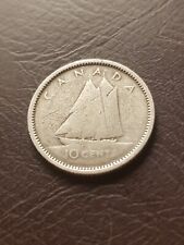 A10 Canada 10 Cent 1937 George VI Canadian Silver Dime Ten Cents Coin