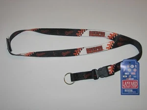 Baltimore Orioles Lanyard Keychain w/ 'Hook & Loop' Breakaway Fastener FREE S&H! - Picture 1 of 1