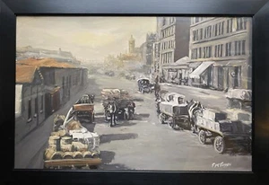 Frank McFadden (Scottish b.1972) The Gorbals Glasgow Cityscape Picture Print - Picture 1 of 11