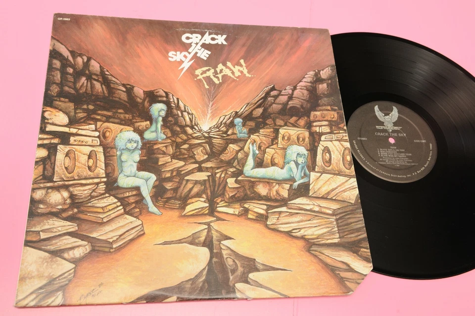 Raw LP Crack The Sky Orig US 1987 Mint Top Hard Rock Metal - Image 1 of 1