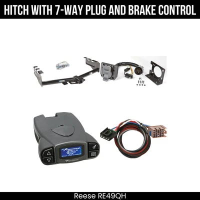 Hitch Tow PKG+ 制动控制 适用于 99-13 Silverado Sierra 1500 HD 2500LD 经典 — 第 1/4 张图片