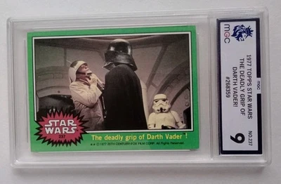 1977 TOPPS STAR WARS THE DEADLY GRIP OF DARTH VADER #237 GRADED 9 MGC - Image 1 of 4