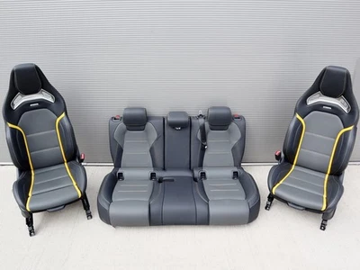 Siège Avant Gauche Droit Banquette En Cuir Mercedes-Benz GLA II H247 AMG 45 19- - Photo 1/4