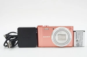 Used SONY CyberShot DSC-WX350 Digital Camera 16.2MP 20x Zoom Pink - Picture 1 of 5