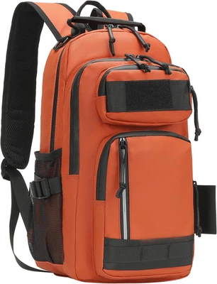 Mochila de Pesca 35L Impermeable con Soporte de Caña y Diseño Multibolsillo Foto 1 de 4