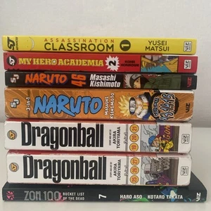 Set of 7x varied manga - Picture 1 of 1