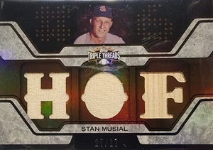 2008 Topps Triple Threads, Musial, Hall of Fame, Game-Used Relics, 27/27 - Picture 1 of 2