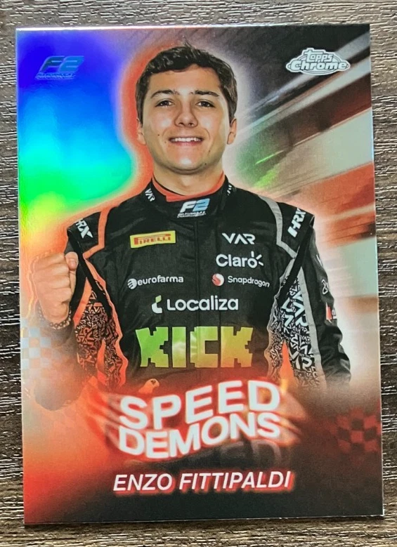 Speed Demons Enzo Fittipaldi SD-23 - 2024 Topps Chrome Insert Formula 1 F1 F2 - Image 1 of 2
