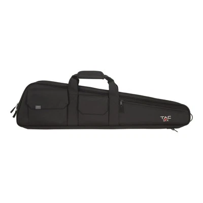 Black 32 Inch Pistol Grip Shotgun Soft Case with Storage Pockets Lockable - Image 1 of 4